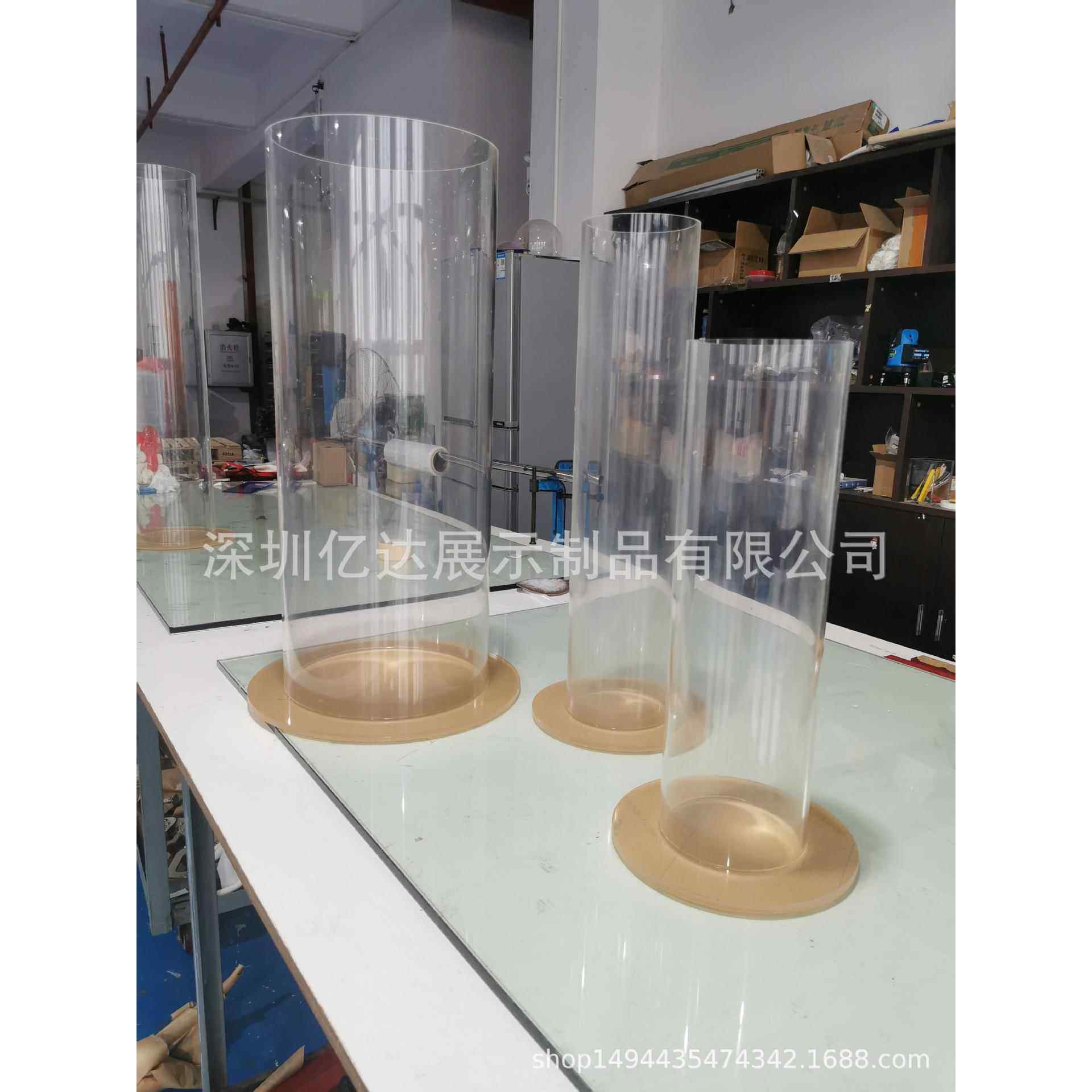 透明亚克力有机玻璃管渐变彩色亚克力空心圆管直径可定