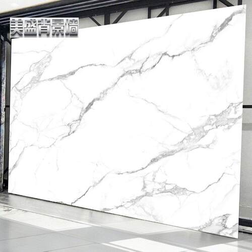 碳晶板电视背景墙木饰面板仿大理石护墙板碳岩板电视墙装饰板pet