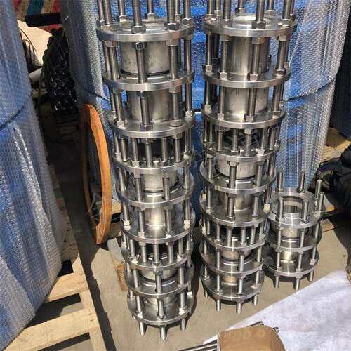 316L不锈钢可拆式双法兰传力接头 304不锈钢可拆式传力伸缩接头