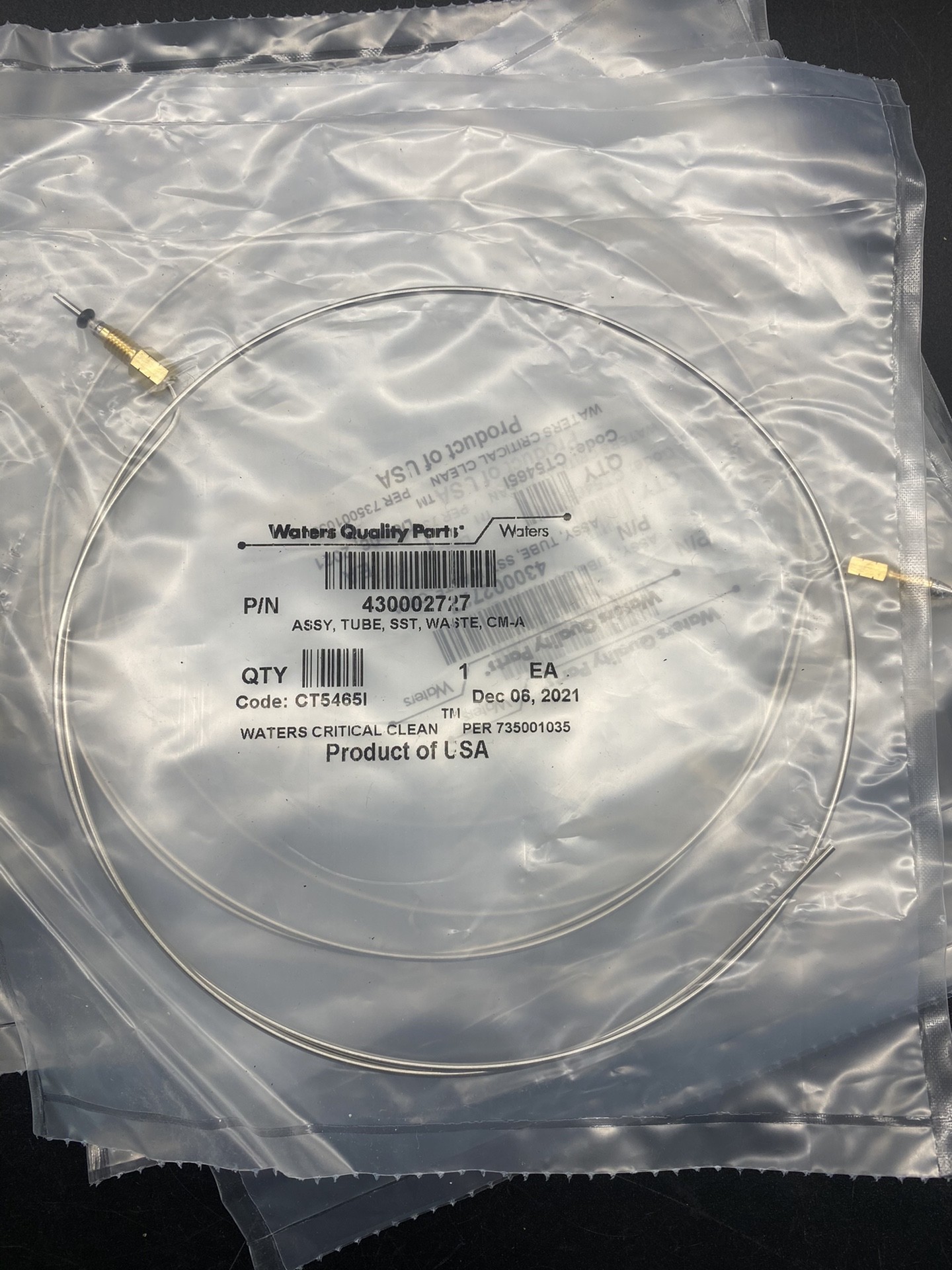 waters沃特世 uplc 货号：430002727 连接