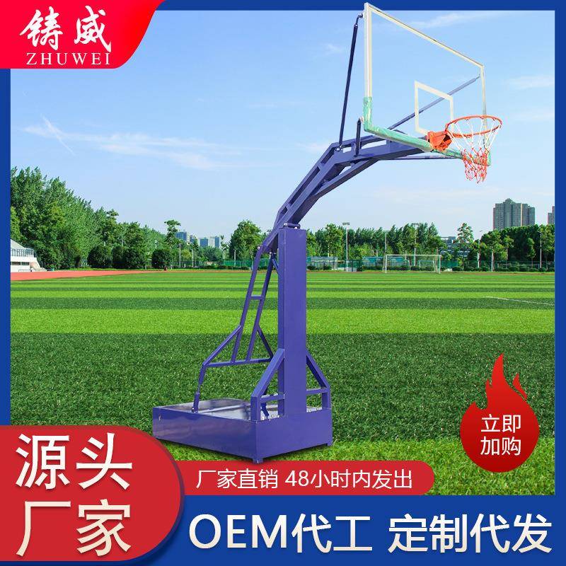 铸威移动户外篮球架标准成人篮球框室外家用儿童蓝球架比赛落地式
