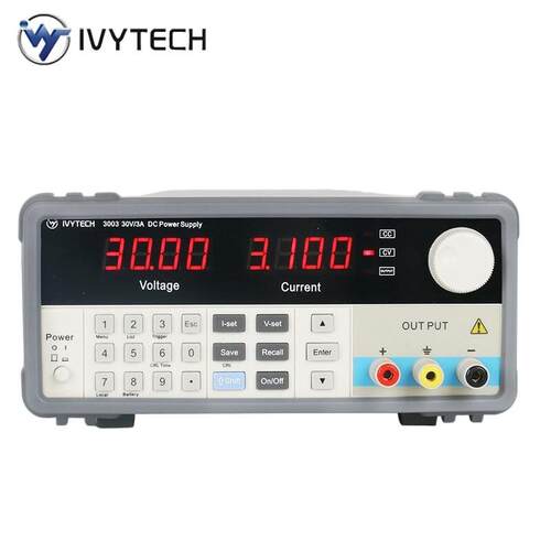 IVYTECH艾维泰科IV3003-30V3A高精度线性直流电源数字旋钮调节