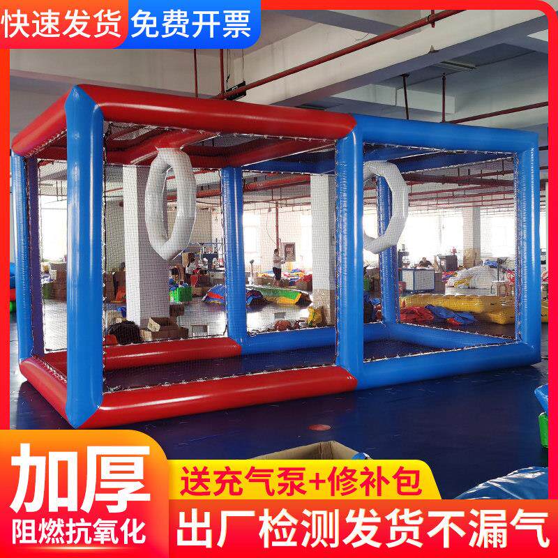 充气无人机足球场气模趣味运动会飞行训练表演游戏竞赛围栏框架网