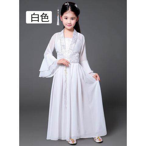 儿童古装七仙女服装西游记蜘蛛精白骨精小妖精小仙女节目演出服装