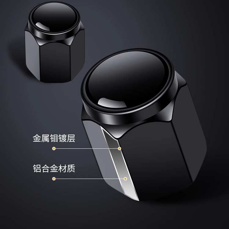 适用比亚迪宋LEV气门嘴比亚迪宋l汽车轮胎气嘴帽防盗改装气门芯盖