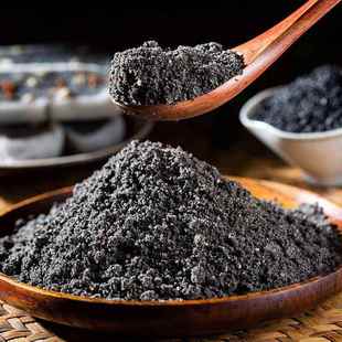 熟纯黑芝麻粉现磨烘焙食品原料面 面包馅料纯黑芝麻粉无添加蔗糖