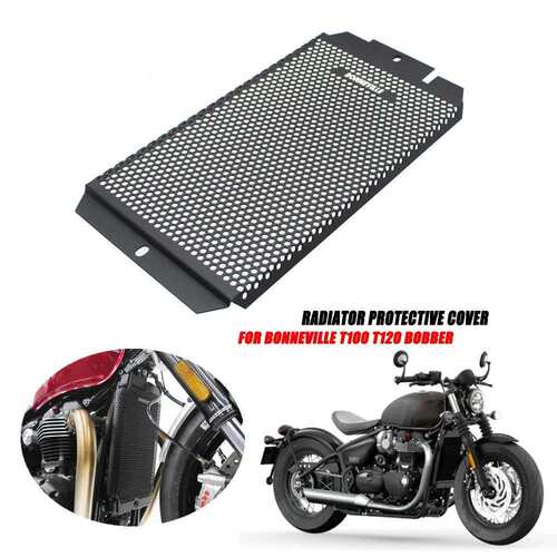 适用于凯旋Bonneville T100 T120改装水箱保护散热防护网配件