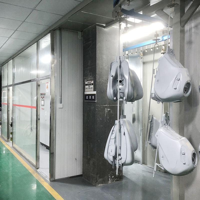 盛丰生产摩托车配件喷漆线设备 摩托车油箱喷漆线设备源头厂家