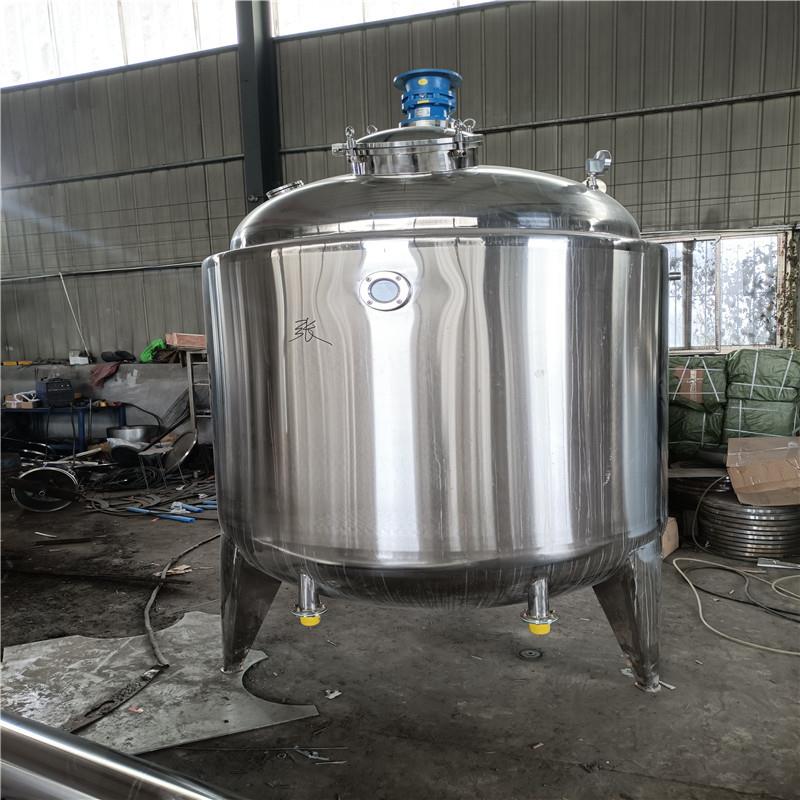 现货供应10吨不锈钢罐 1000升双层电加热剪切乳化搅拌罐2吨调和罐