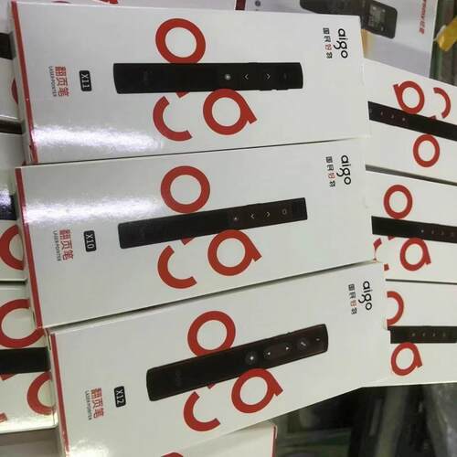 爱国者X11 教师翻页笔360度教师专用ppt演讲笔 绿光 黑色(锂电款)