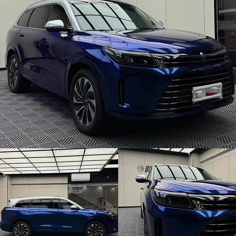 问界M5M7M9汽车改色膜金瑞金双拼定制彩绘隔热膜车衣漆面保护膜