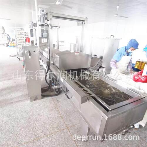 手工小酥肉油炸线全自动油炸流水线压力式滤油机上浆裹粉设备