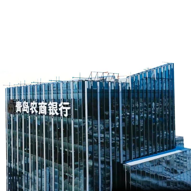 发光字铝板冲孔字银行招牌楼顶大字不锈钢logo字led亮化工程