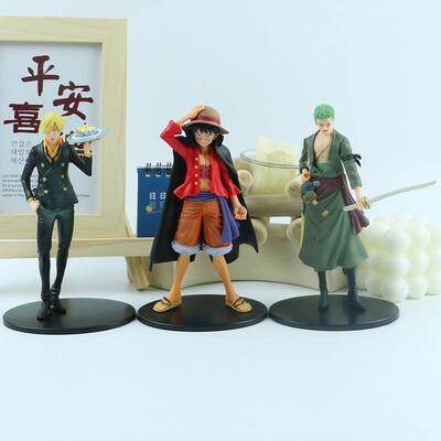 18cm One Piece Anime Figure Pirate Warriors Monkey D Luffy R