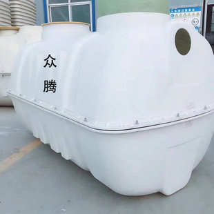 玻璃钢化粪池 大型化粪池 绿色防腐 玻璃钢隔油池 储水罐 20立方