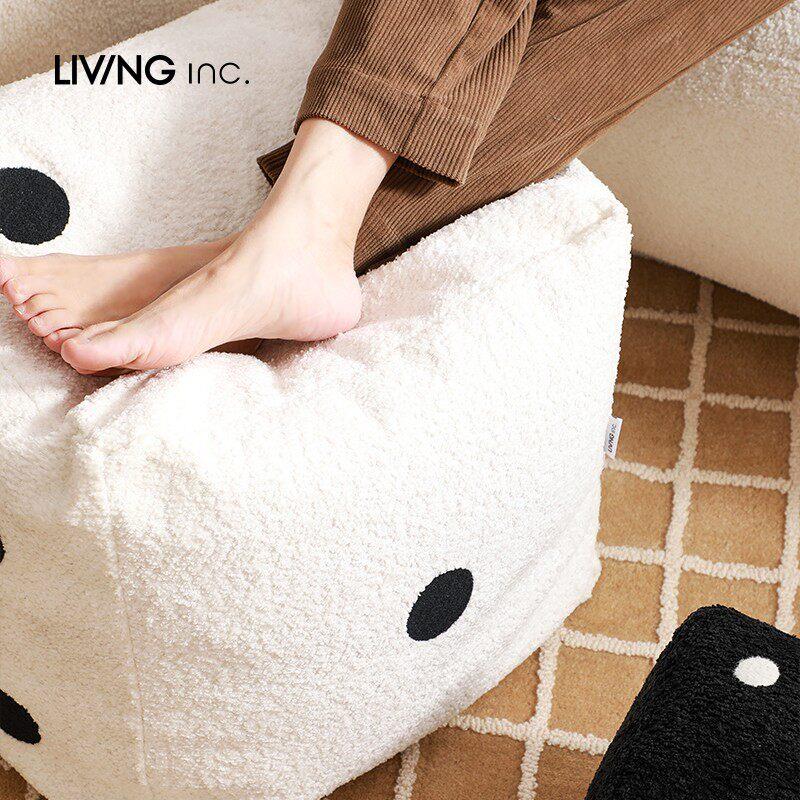 LIVING inc.骰子坐墩 坐墩凳可拆洗蒲团家用懒人沙发阳台地板露台