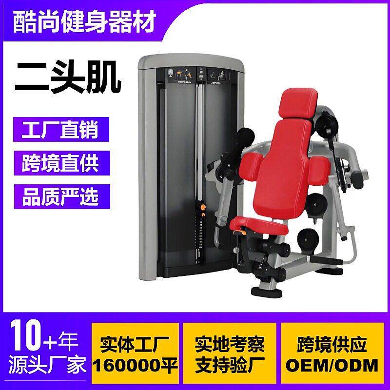 二头肌商用健身器材大全肩部胸部腿部腹部背部腰部力量训练器