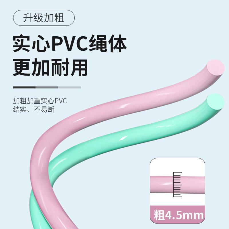 新款直销轴承跳绳40mm球 马卡龙泡棉 鸭嘴跳绳无绳款 健身器材
