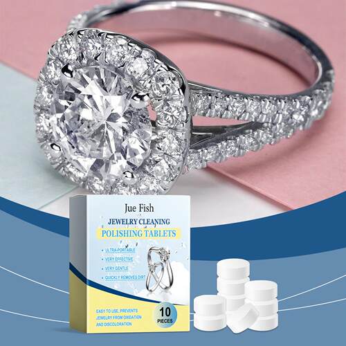 Jue Fish Jewelry Cleaning Effervescent Tablets - For cleanin