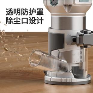 修工具多功能合一雕刻机电木铣锣机 木工修边机开槽神器木板开孔装