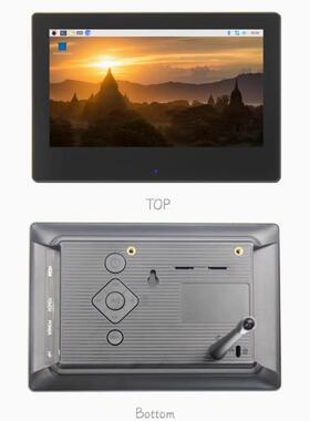 7寸树莓派LCDHDMI显示屏显示器IPS全视角1024X600带外壳