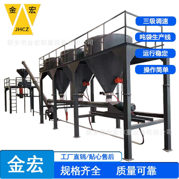 吨袋粉剂包装机河南厂家直供全自动半自动粉末颗粒化工吨袋包装机