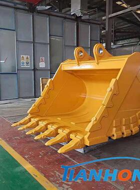 济宁天鸿挖机挖斗配件卡特彼勒349矿山岩石型 大型挖掘机铲斗