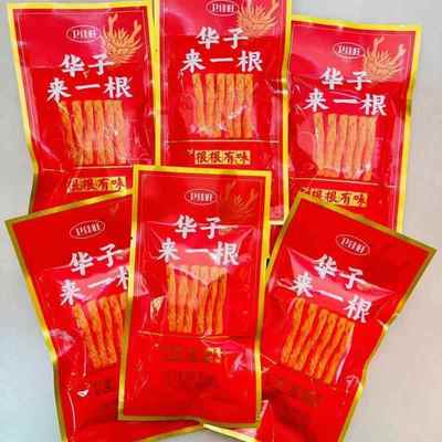华子来一根辣条香辣棒甜辣味儿时怀旧麻辣休闲 解馋过瘾小零食