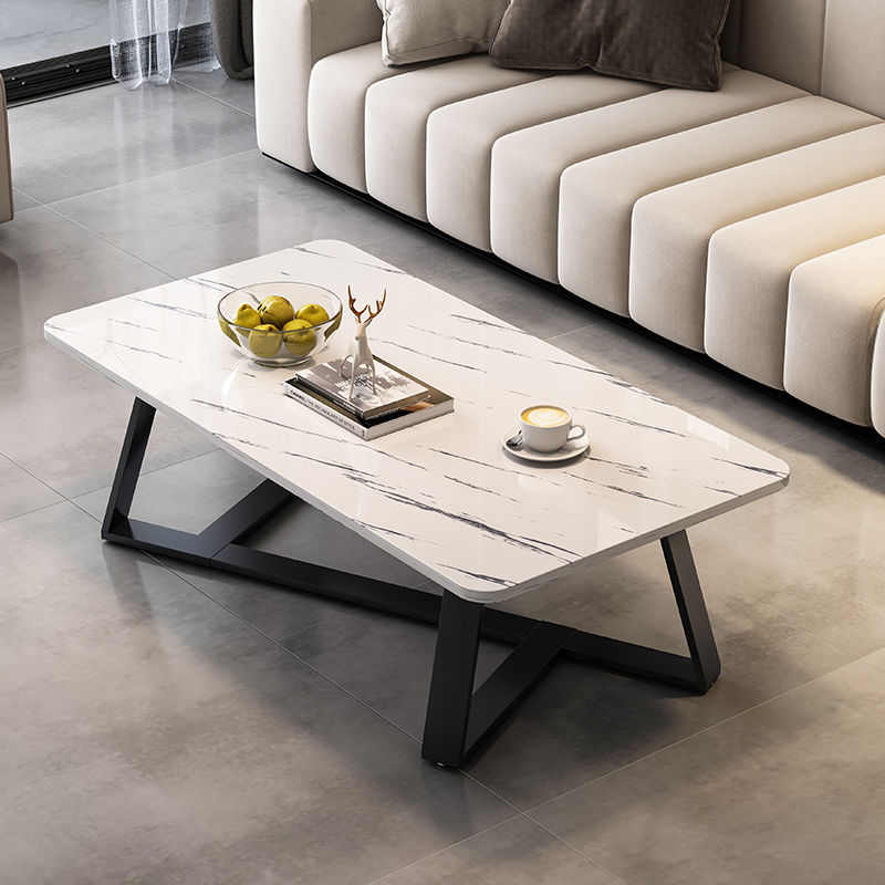 茶几轻奢现代茶几桌客厅家用小户型茶台北欧大理石纹小茶几小桌子