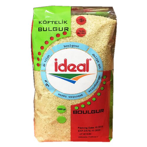 土耳其进口ideal意得细杜兰小麦粒黄麦米Boulgur1kg饱腹低热量