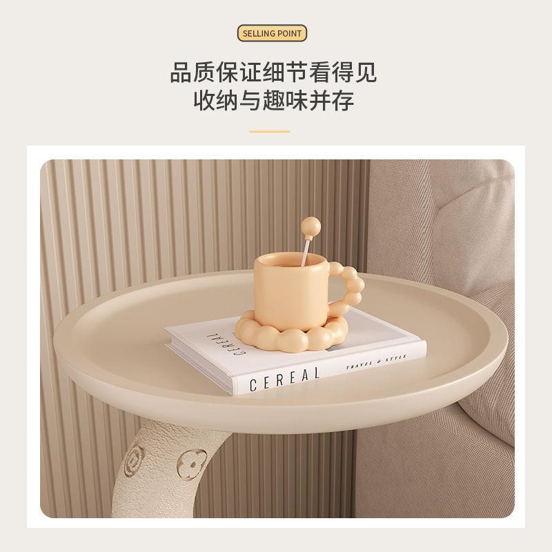 大象落地摆件奶油风客厅电视柜旁沙发边几卧室床头柜桌子托盘收纳