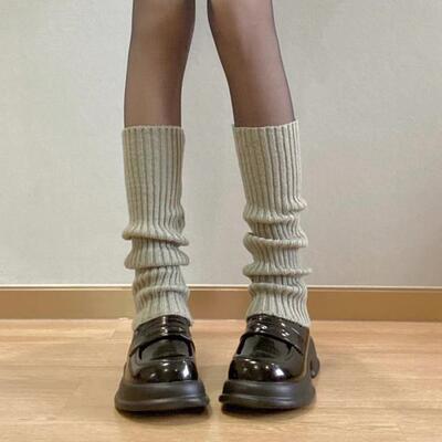 Women's 1 Pair Textured Ribbed Leg Warmers Casual Style