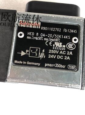 Rexroth压力开关HED 8 OA-20/50K14KS力士乐压力继电器R901102702