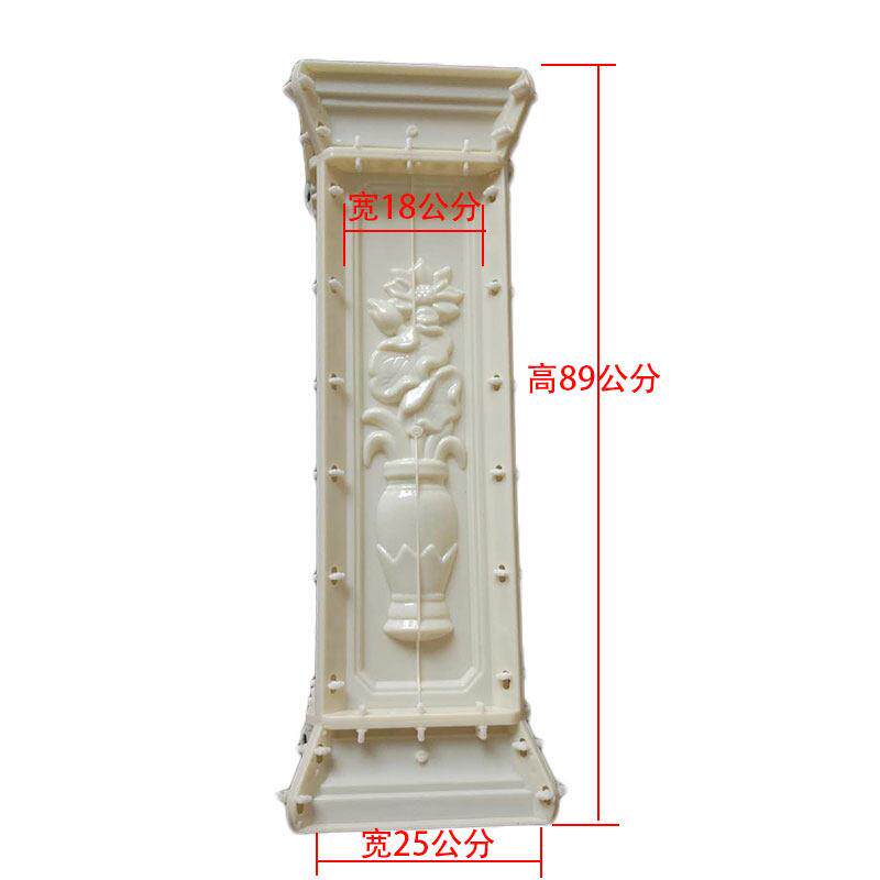 罗马柱模具水泥欧式阳台栏杆护栏围栏转角柱方预制GRC构件间隔墩