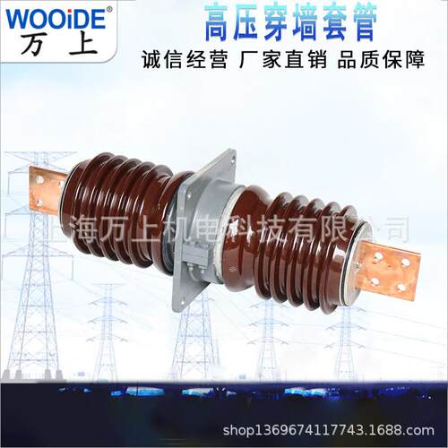 CWB-10KV/630A高压穿墙套管CWC/CWW20KV24KV35KV陶瓷防污穿墙瓷瓶
