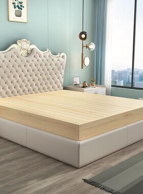 新款8实硬床板1.528米床架排骨米架护木腰硬板床简约榻榻酒店床