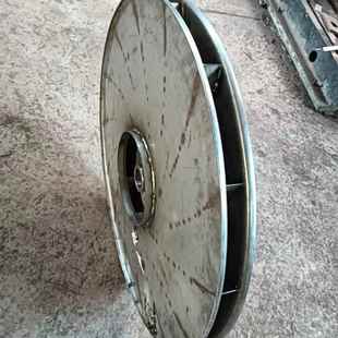 轴加风机叶轮 18.5汽轮机 不锈钢翻边强度高 1400 直供AZY40