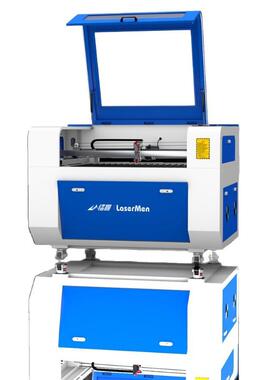 亚LM6040克激2光革切割机器布料皮木板EVA力海绵裁切机小型CO激光