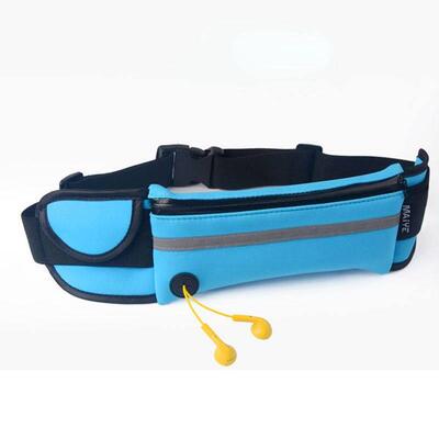 运动Waist Bum Bag Running Jogging Belt Pouch Zip Fanny Pack