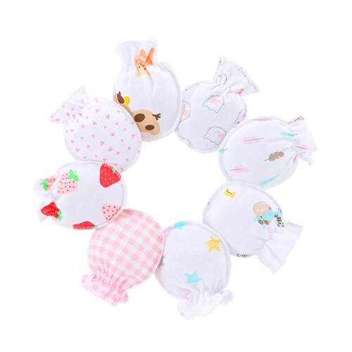 10 / 15 Pairs Assorted Baby Anti-Scratch Gloves  Soft