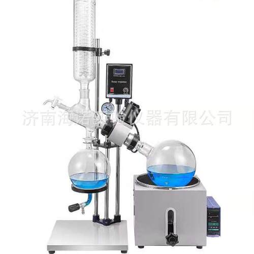 实验室5L蒸馏浓缩提纯装置旋转蒸发器手动升降R系列旋转蒸发仪