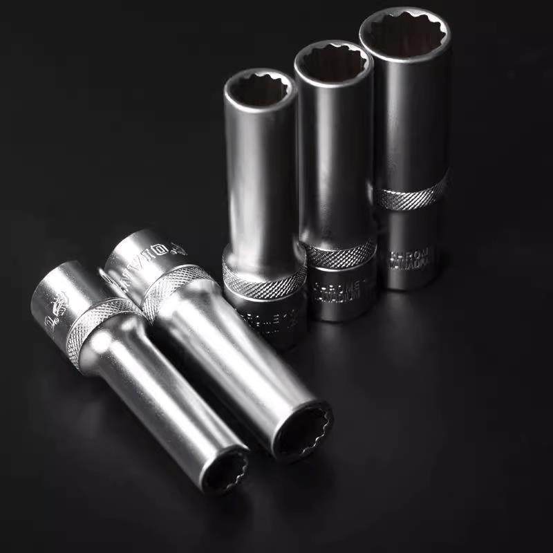 汽修缸盖螺丝专用套头12mm内梅花套筒12角套筒10mm长脖加长套筒,五金/工具,12角套筒,淘宝优惠券,粉丝福利购,淘宝优惠卷