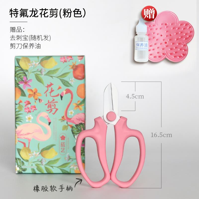 高档糖果色花专艺剪刀剪枝插花用工具修剪花园花艺剪刀家用宽头鲜