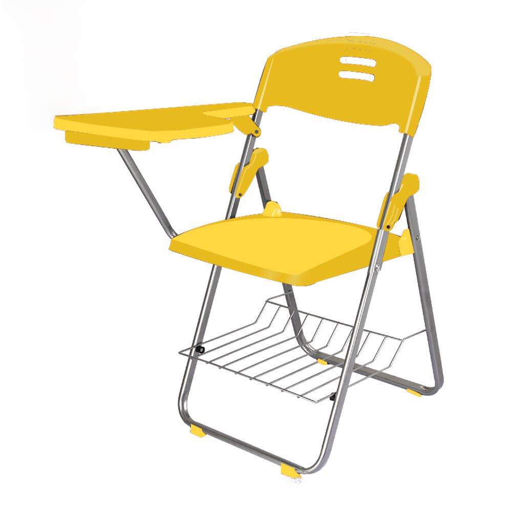 培训椅与书写板折叠椅会议椅学生小桌子和椅子写作教学椅工厂直销