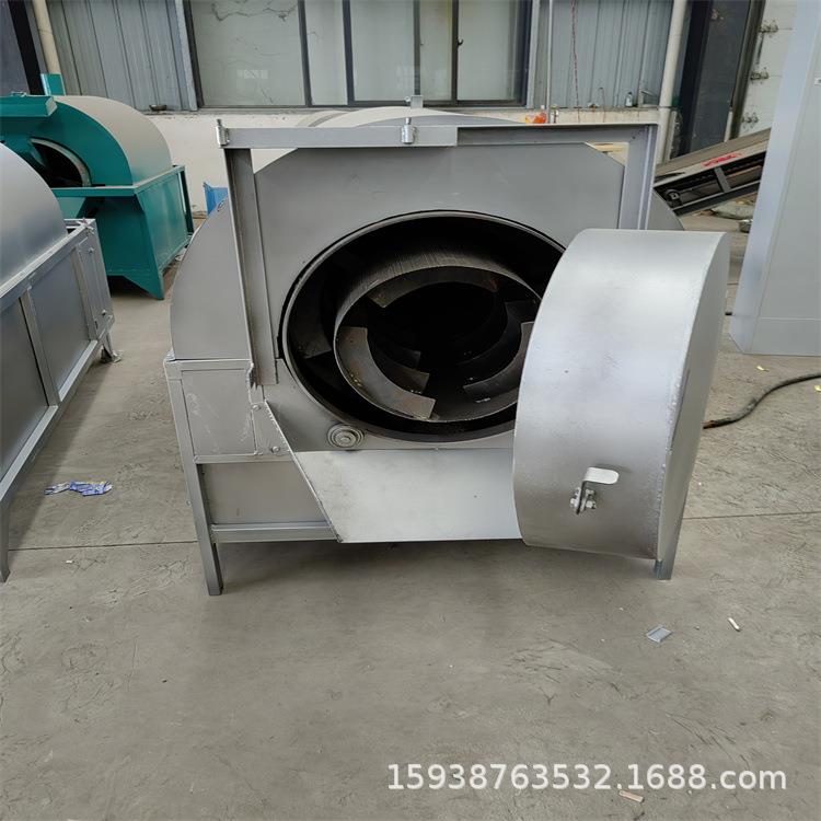 全自动小型青稞滚筒炒料机多功能花生大豆炒货机连续式青稞烘干机