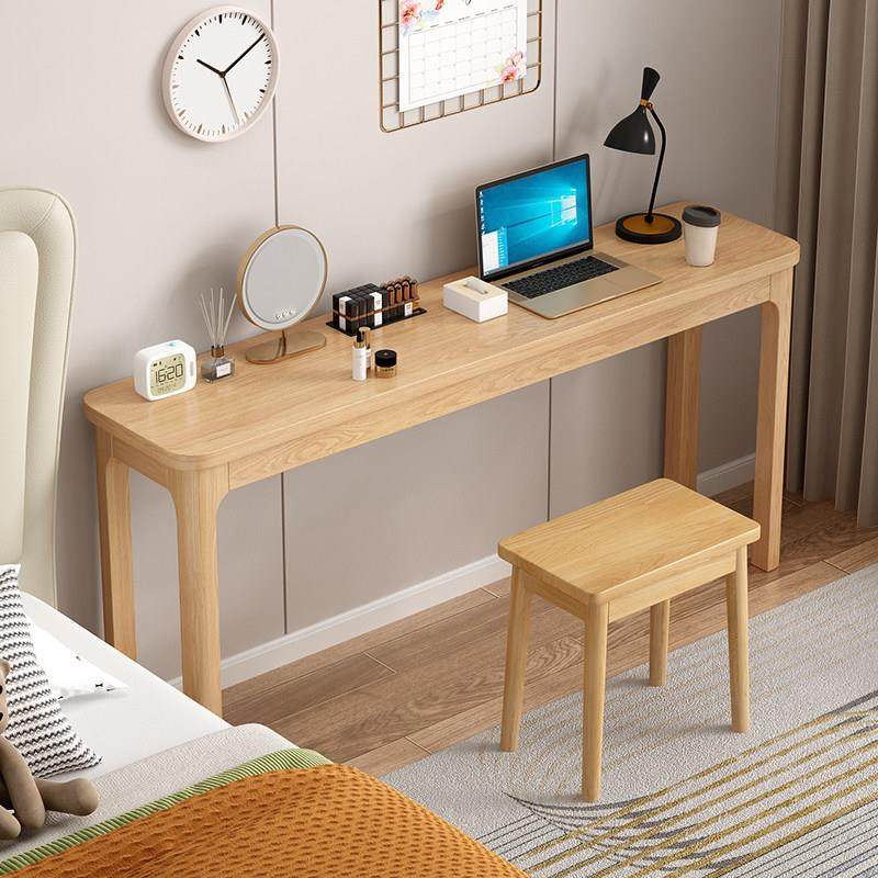 北欧简约家用长条桌办公桌窄书桌电脑桌学习桌长方形床尾桌书桌,住宅家具,床边桌,淘宝优惠券,粉丝福利购,淘宝优惠卷