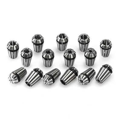 公制套装筒夹ER20-15PCS 套装弹簧夹头1毫米到13毫米 雕刻机夹头