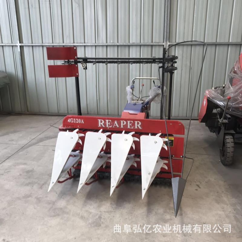 手推黑麦草燕自割草机蚕麦豆小式麦HRK秸秆收割机173柴油走式割晒
