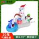 圣诞北极熊庭院装 饰LED彩灯圣诞企鹅充气气模节日气模场地布置