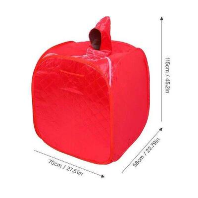 Portable Sauna Tent Full Body Sweat Steam Tent Fabric Satin